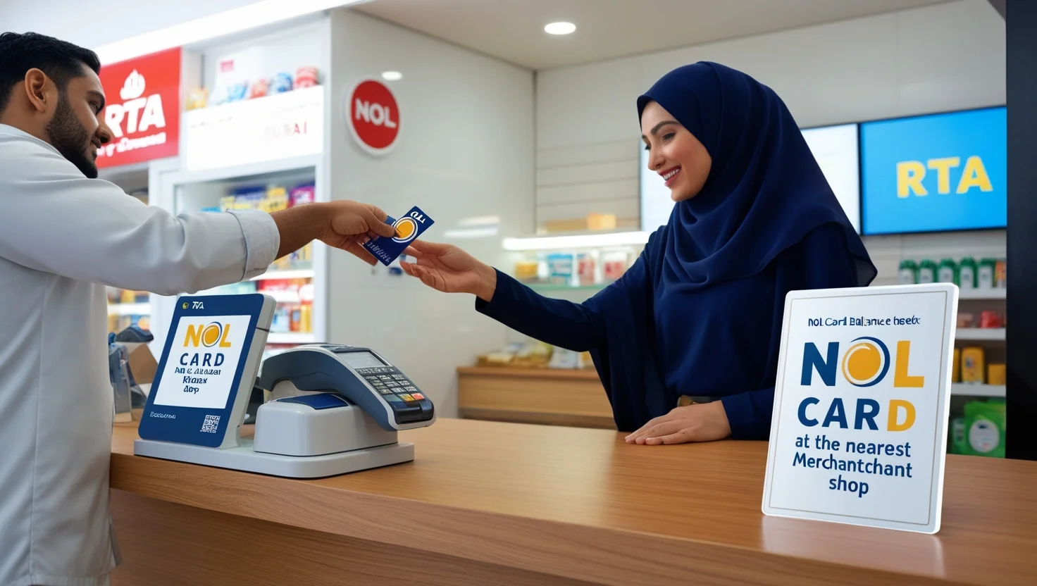 Nol Card Balance Check at the Merchant shop